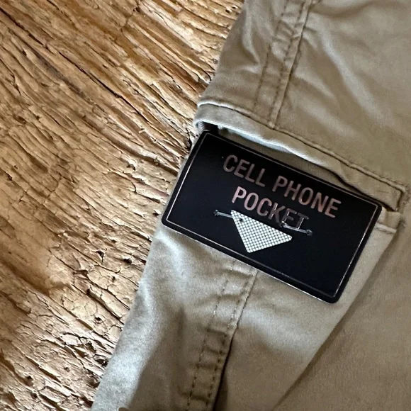 Weatherproof Men's Cargo Pants in Tan.        A - Picture 2 of 8